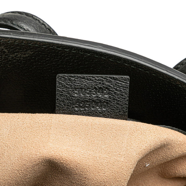 グッチ オフィディア トーテム バタフライ ビジュー ハンドバッグ ショルダーバッグ 2WAY 505342 ブラック レザー レディース GUCCI 【中古】