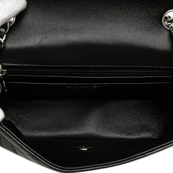 シャネル ココマーク ミニマトラッセ20 チェーン ショルダーバッグ ブラック ラムスキン レディース CHANEL 【中古】