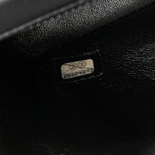 シャネル ココマーク ミニマトラッセ20 チェーン ショルダーバッグ ブラック ラムスキン レディース CHANEL 【中古】