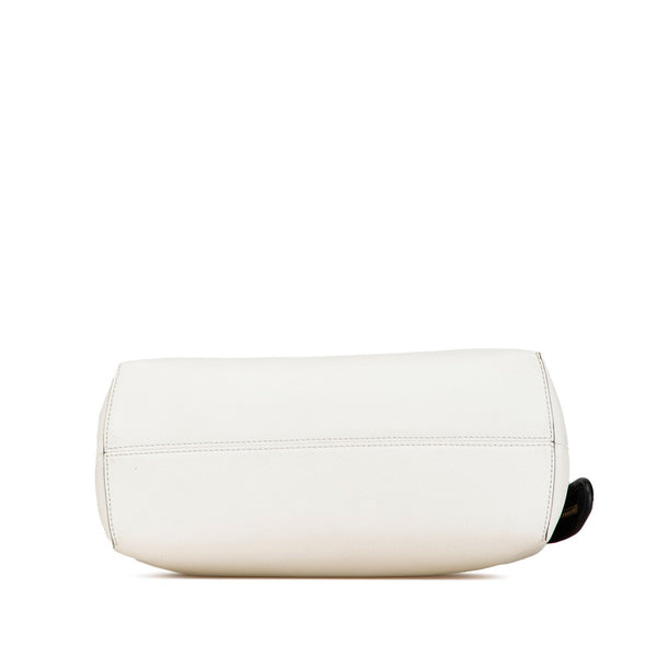 フェンディ バイザウェイ ミディアム ハンドバッグ ショルダーバッグ 2WAY 8BL146 ホワイト レザー レディース FENDI 【中古】