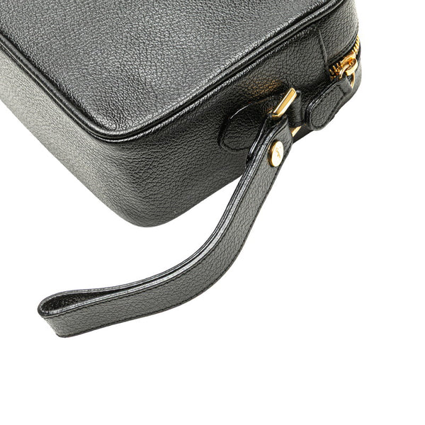 サルヴァトーレフェラガモ セカンドバッグ クラッチバッグ AU-24-5504 ブラック レザー レディース Salvatore Ferragamo 【中古】