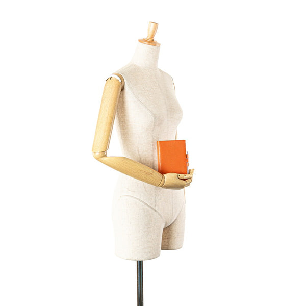 エルメス アジェンダGM 手帳 オレンジ ヴォーエプソン レディース HERMES 【中古】