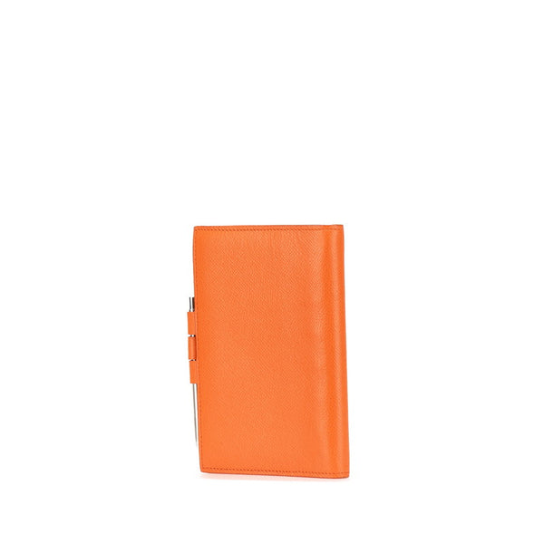 エルメス アジェンダGM 手帳 オレンジ ヴォーエプソン レディース HERMES 【中古】