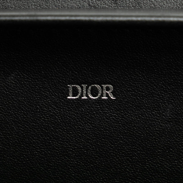ディオール ULTRA ウルトラ メッセンジャーポーチ ショルダーバッグ ボディバッグ ブラック レザー レディース Dior 【中古】
