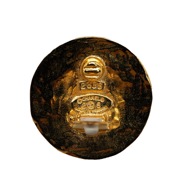 シャネル ココマーク イヤリング ゴールド メッキ レディース CHANEL 【中古】