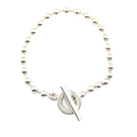 グッチ ブレスレット ボールチェーン SV925 シルバー レディース GUCCI 【中古】