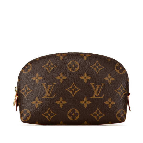 ルイ ヴィトン モノグラム ポシェット コスメティック ポーチ M47515 ブラウン PVC レザー レディース LOUIS VUITTON 【中古】