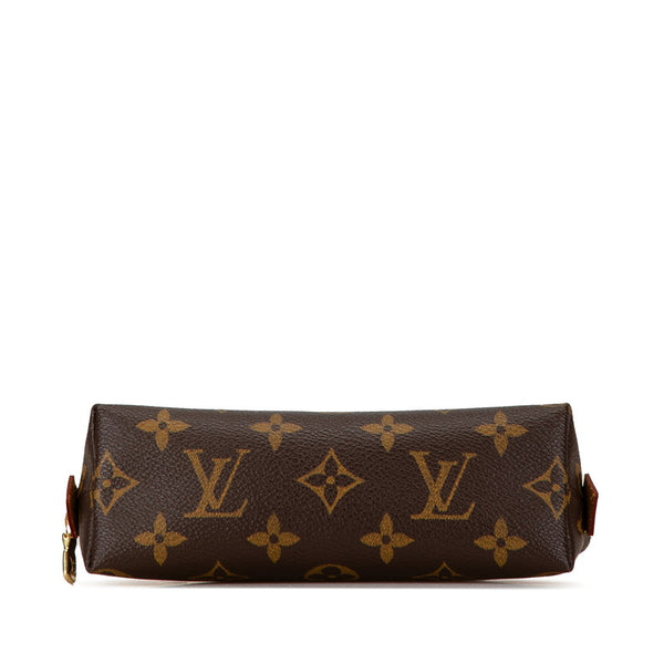 ルイ ヴィトン モノグラム ポシェット コスメティック ポーチ M47515 ブラウン PVC レザー レディース LOUIS VUITTON 【中古】