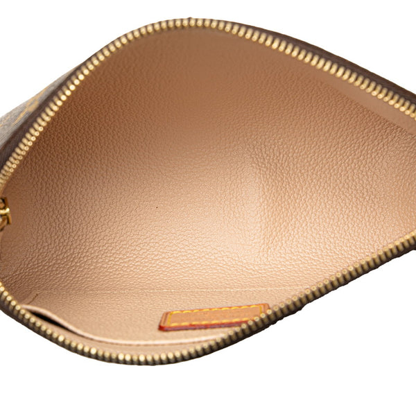 ルイ ヴィトン モノグラム ポシェット コスメティック ポーチ M47515 ブラウン PVC レザー レディース LOUIS VUITTON 【中古】