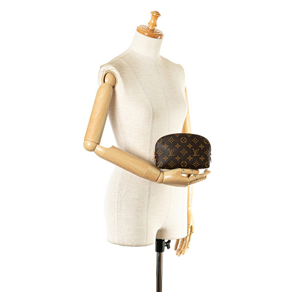 ルイ ヴィトン モノグラム ポシェット コスメティック ポーチ M47515 ブラウン PVC レザー レディース LOUIS VUITTON 【中古】