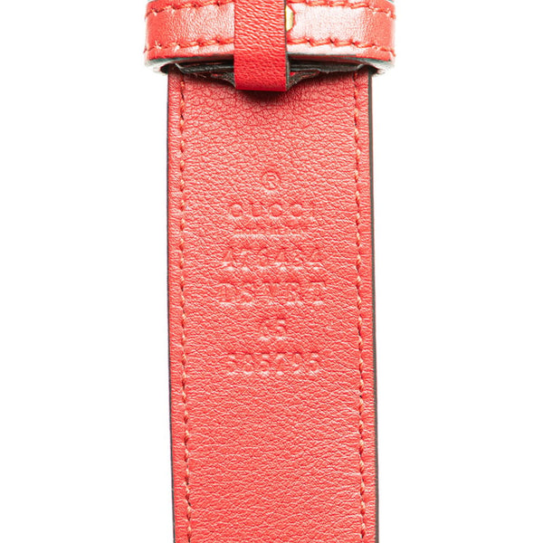 グッチ GGマーモント ウエストバッグ ボディバッグ 476434 レッド レザー レディース GUCCI 【中古】