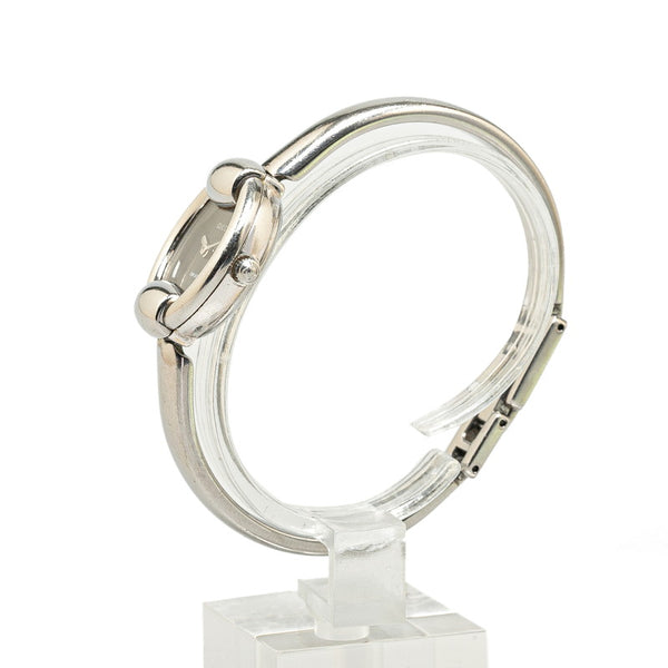 グッチ 腕時計 1400L クオーツ ブラック文字盤 ステンレススチール レディース GUCCI 【中古】