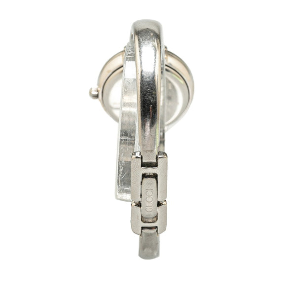 グッチ 腕時計 1400L クオーツ ブラック文字盤 ステンレススチール レディース GUCCI 【中古】