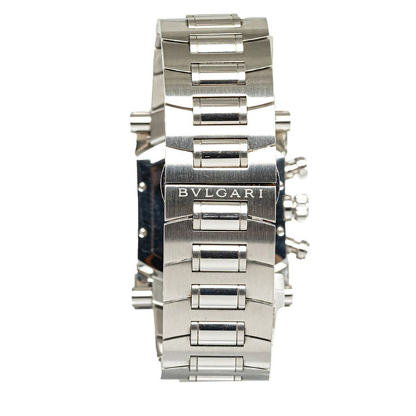 ブルガリ アショーマ 腕時計 AA44SCH 自動巻き ブラック文字盤 ステンレススチール メンズ BVLGARI 【中古】