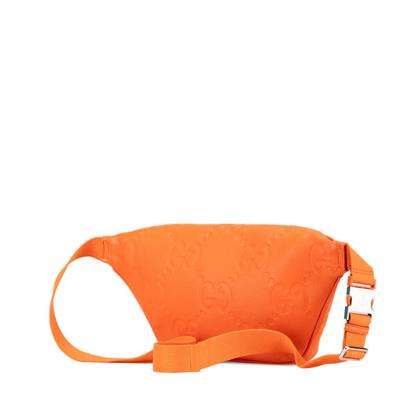グッチ ジャンボGG ボディバッグ ウエストバッグ 645093 オレンジ レザー レディース GUCCI 【中古】