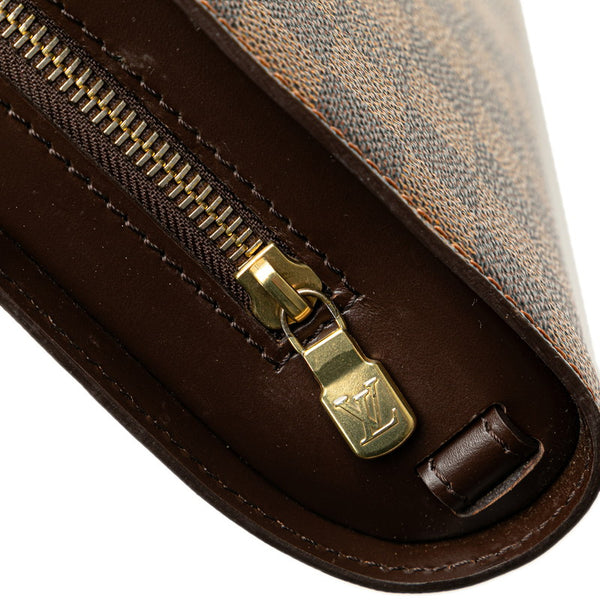 ルイ ヴィトン ダミエ サンルイ セカンドバッグ クラッチバッグ N51993 ブラウン PVC レザー メンズ LOUIS VUITTON 【中古】