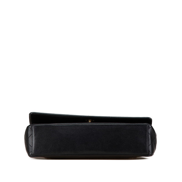 シャネル マドモアゼル ココマーク チェーン ショルダーバッグ ハンドバッグ ブラック ラムスキン レディース CHANEL 【中古】