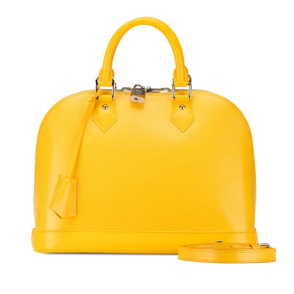 ルイ ヴィトン エピ アルマPM ハンドバッグ ショルダーバッグ 2WAY M40951 ミモザ イエロー レザー レディース LOUIS VUITTON 【中古】