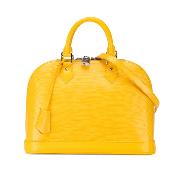 ルイ ヴィトン エピ アルマPM ハンドバッグ ショルダーバッグ 2WAY M40951 ミモザ イエロー レザー レディース LOUIS VUITTON 【中古】