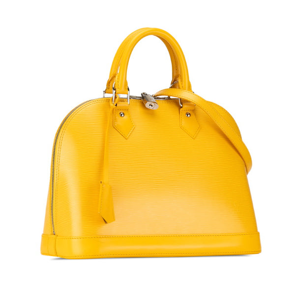 ルイ ヴィトン エピ アルマPM ハンドバッグ ショルダーバッグ 2WAY M40951 ミモザ イエロー レザー レディース LOUIS VUITTON 【中古】