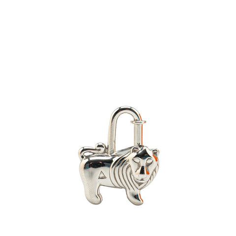 エルメス ライオン カデナ チャーム シルバー メタル レディース HERMES 【中古】