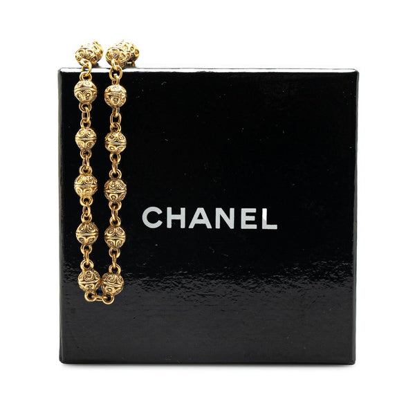 シャネル ヴィンテージ ネックレス ゴールド メッキ レディース CHANEL 【中古】