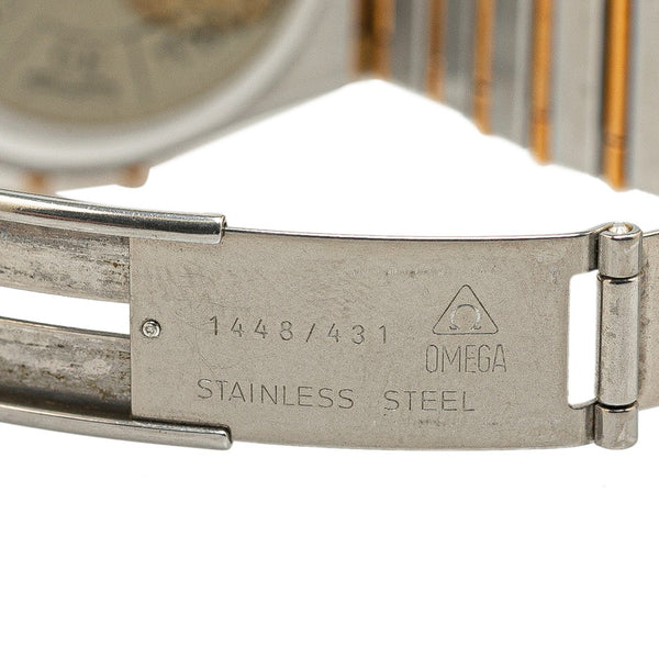 オメガ コンステレーション 腕時計 クオーツ ゴールド文字盤 ステンレススチール レディース OMEGA 【中古】