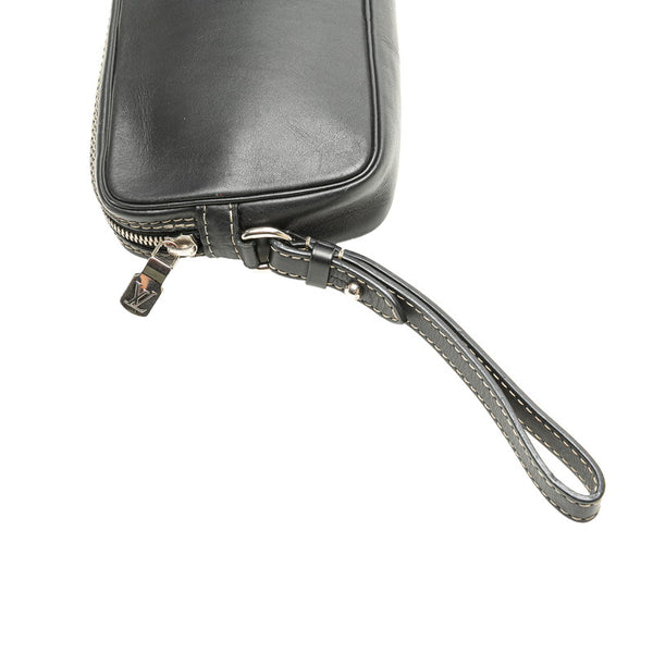 ルイ ヴィトン クラッチバッグ ブラック ノワール レザー メンズ LOUIS VUITTON 【中古】