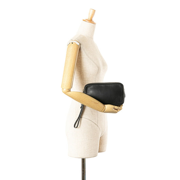 ルイ ヴィトン クラッチバッグ ブラック ノワール レザー メンズ LOUIS VUITTON 【中古】