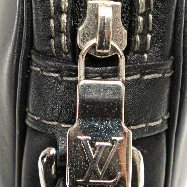 ルイ ヴィトン クラッチバッグ ブラック ノワール レザー メンズ LOUIS VUITTON 【中古】