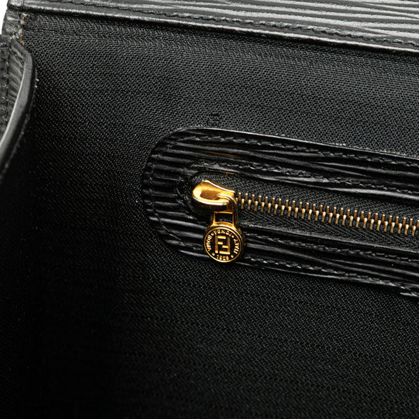 フェンディ ハンドバッグ ショルダーバッグ 2WAY ブラック レザー レディース FENDI 【中古】