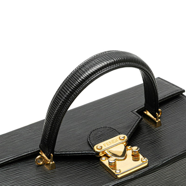 フェンディ ハンドバッグ ショルダーバッグ 2WAY ブラック レザー レディース FENDI 【中古】