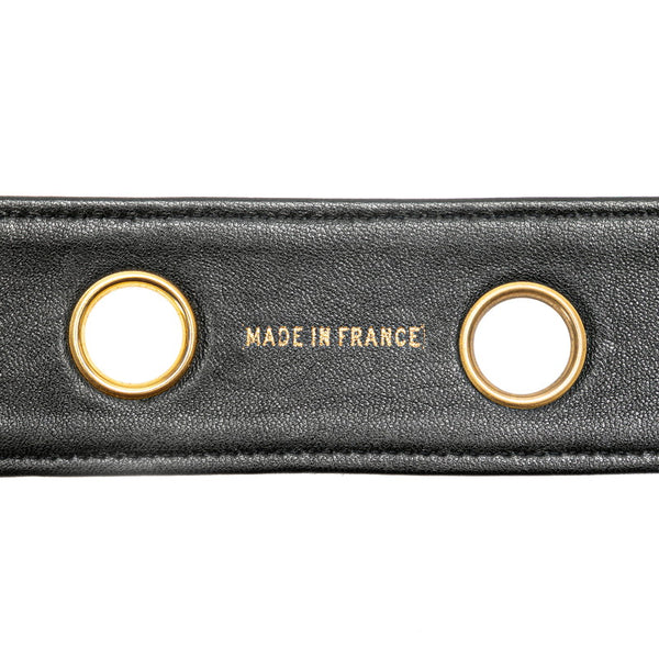 シャネル ビコローレ ベルト サイズ：70/28 ブラック レザー レディース CHANEL 【中古】