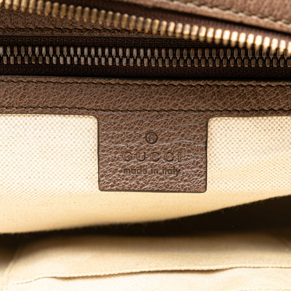 グッチ GGスプリーム オフディア リュック バックパック 547965 カーキ ブラウン PVC レザー レディース GUCCI 【中古】