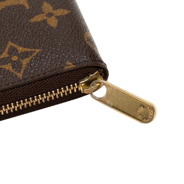 ルイ ヴィトン モノグラム ジッピー コインパース コインケース 小銭入れ M60067 ブラウン PVC レザー レディース LOUIS VUITTON 【中古】