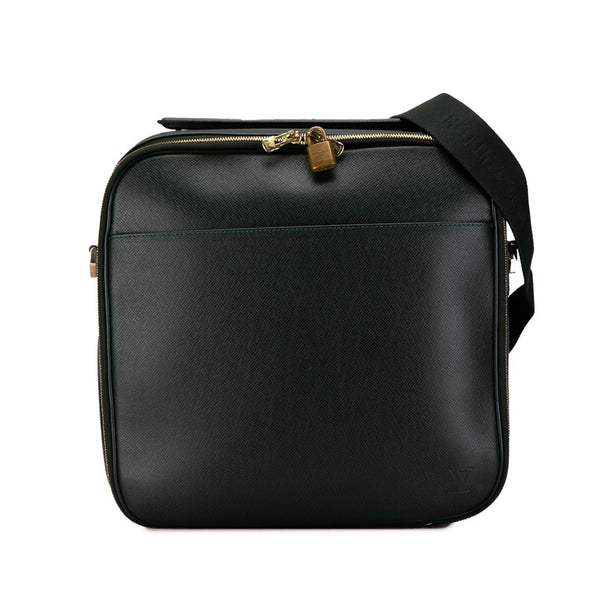 ルイ ヴィトン タイガ  トゥラ ビジネスバッグ ショルダーバッグ 2WAY M30762 エピセア グリーン レザー メンズ LOUIS VUITTON 【中古】
