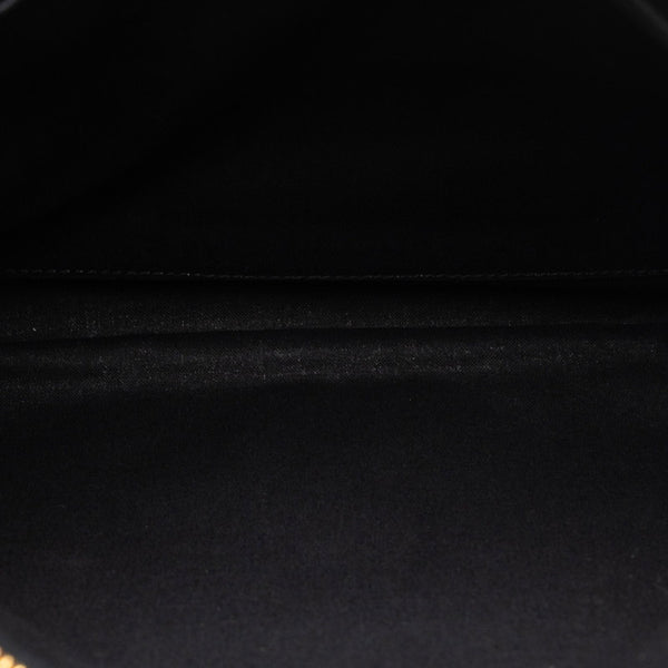 バレンシアガ BBロゴ クラッチバッグ 695538 ブラック キャンバス レザー メンズ BALENCIAGA 【中古】