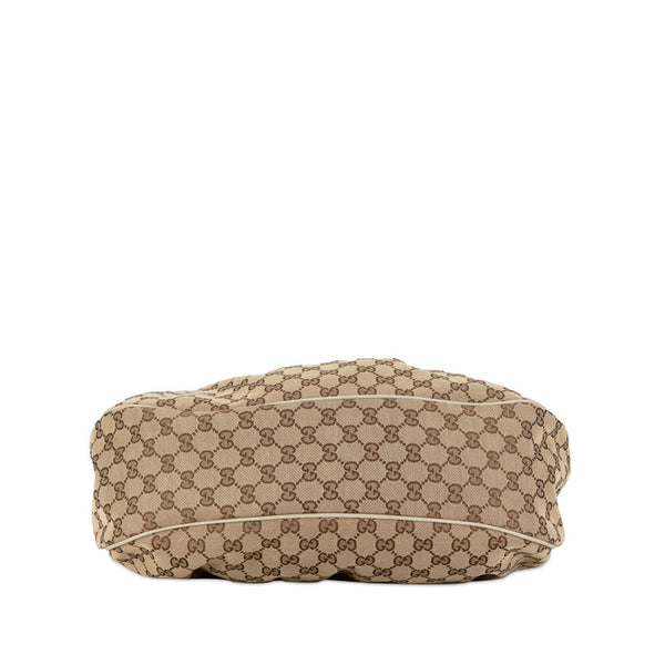 グッチ GGキャンバス スーキー ワンショルダーバッグ ハンドバッグ 232955 ベージュ ホワイト キャンバス レザー レディース GUCCI 【中古】