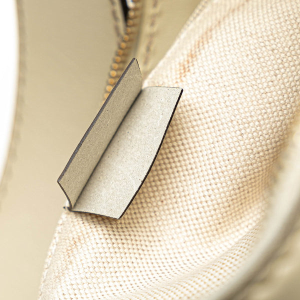 グッチ GGキャンバス スーキー ワンショルダーバッグ ハンドバッグ 232955 ベージュ ホワイト キャンバス レザー レディース GUCCI 【中古】