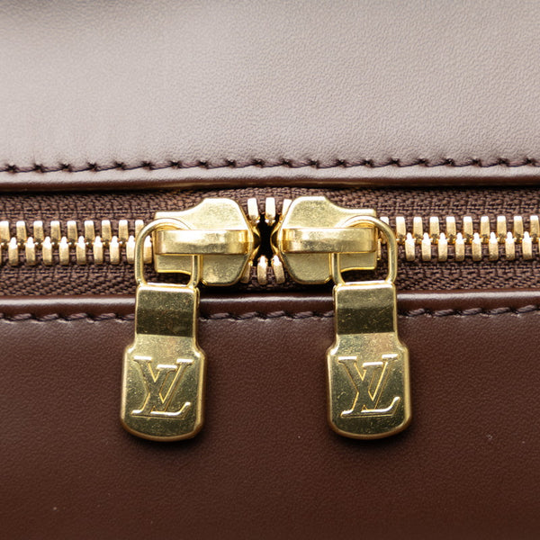 ルイ ヴィトン ダミエ サリア オリゾンタル ハンドバッグ N51282 ブラウン PVC レザー レディース LOUIS VUITTON 【中古】