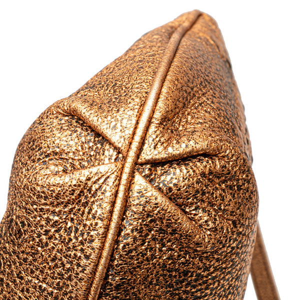 ボッテガヴェネタ イントレチャート ショルダーバッグ ブラウン レザー レディース BOTTEGAVENETA 【中古】