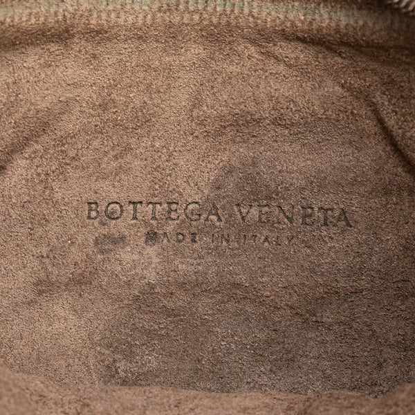 ボッテガヴェネタ イントレチャート ショルダーバッグ ブラウン レザー レディース BOTTEGAVENETA 【中古】