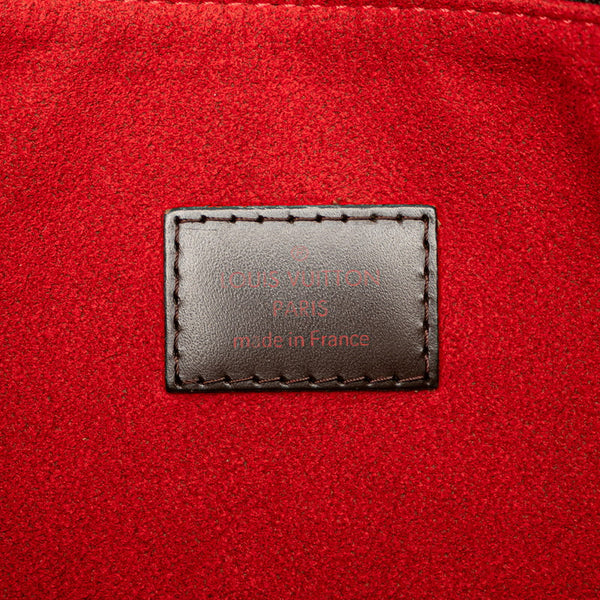 ルイ ヴィトン ダミエ イーヴォラMM ハンドバッグ ショルダーバッグ 2WAY N41131 ブラウン PVC レザー レディース LOUIS VUITTON 【中古】