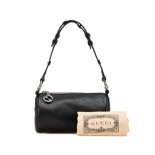 グッチ ブロンディ ショルダーバッグ 760170 ブラック レザー レディース GUCCI 【中古】
