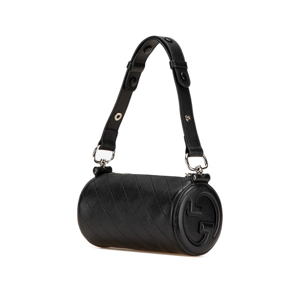 グッチ ブロンディ ショルダーバッグ 760170 ブラック レザー レディース GUCCI 【中古】