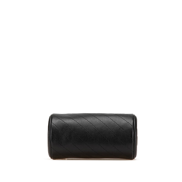 グッチ ブロンディ ショルダーバッグ 760170 ブラック レザー レディース GUCCI 【中古】