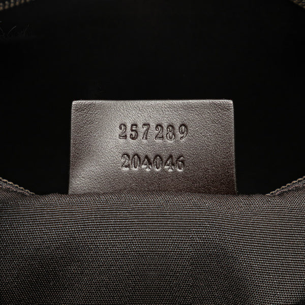 グッチ グッチシマ ハンドバッグ ミニボストンバッグ 257289 ブラウン レザー レディース GUCCI 【中古】