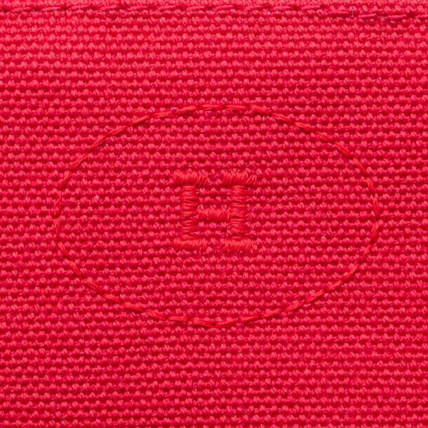 エルメス ボリードポーチ20 ポーチ ハイビスカス ピンク コットン レディース HERMES 【中古】