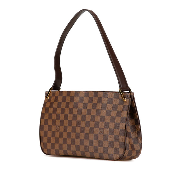 ルイ ヴィトン ダミエ オーバーニュ ショルダーバッグ N51129 ブラウン PVC レザー レディース LOUIS VUITTON 【中古】