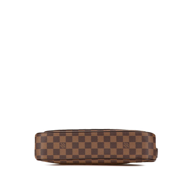 ルイ ヴィトン ダミエ オーバーニュ ショルダーバッグ N51129 ブラウン PVC レザー レディース LOUIS VUITTON 【中古】